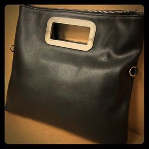 Black bank robber handbag
